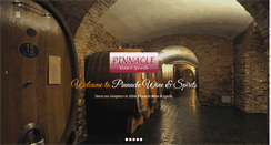Desktop Screenshot of pinnaclewinespirits.com